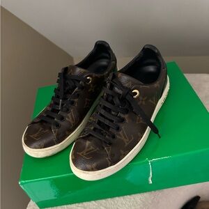 Louis Vuitton Dark Brown Monogram Sneakers